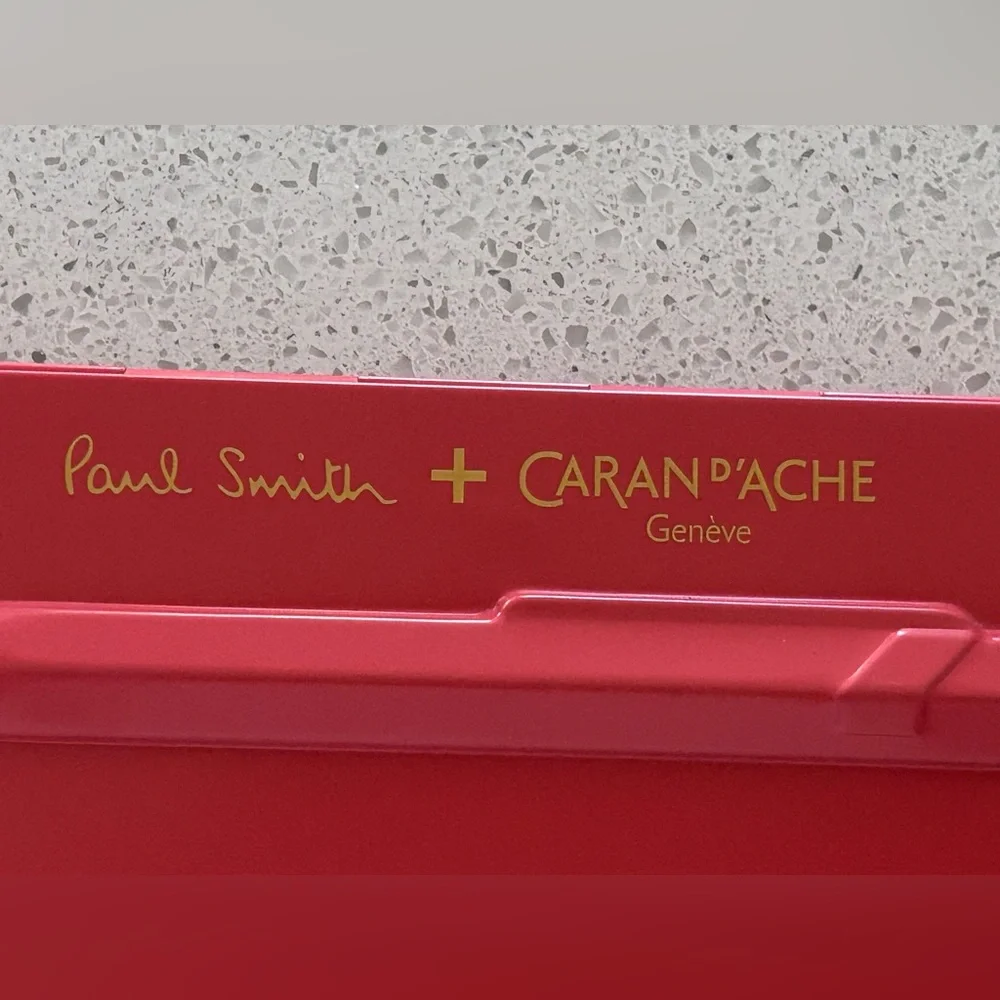Caran d'Ache + Paul Smith 3rd Edition 849 Ballpoint Pen Coral Pink Case In US